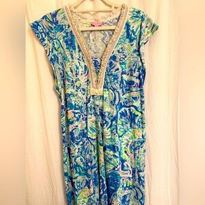 Lilly Pulitzer size M tunic fringe dress